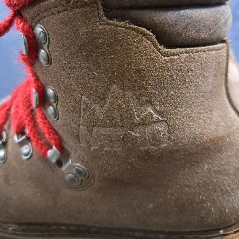 %Vintage MT 10 All-Leather Mountaineering Boots Men US 8.5 / D5